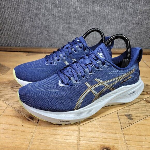 AsicsβGT-2000 13 Shoes Womens 7.5 Blue Expanse Champagne Daily Road Jogging - Picture 2 of 13